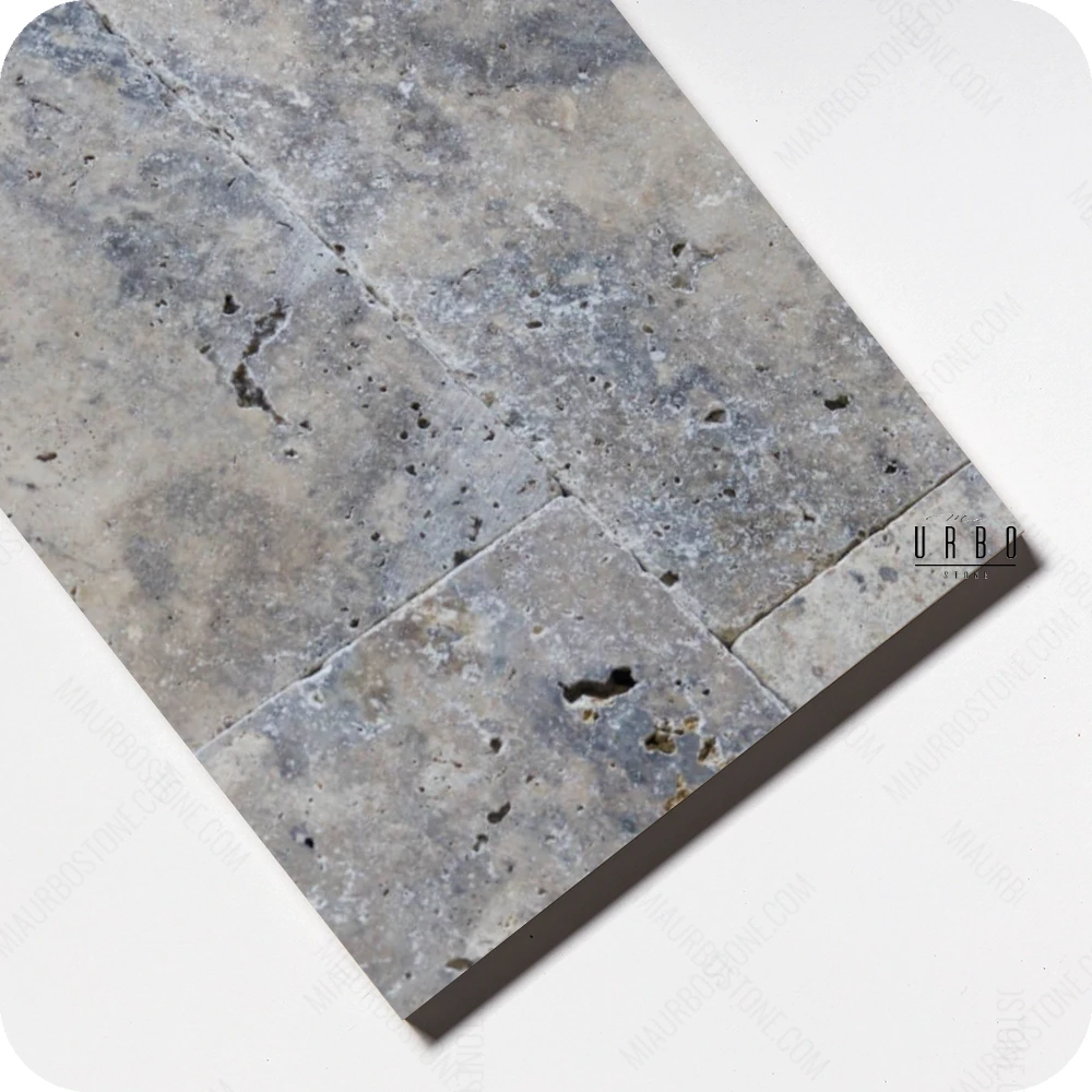 Trawertyn Plytki Trawertyn ASH Antykowane matowe rustykalne 61 x 40 cm klasyczne boho japandi farmhouse outlet wyprzedaz producent hurt kamienia Mia Urbo Travertin Travertinas Травертин WHOLESALE (1).webp