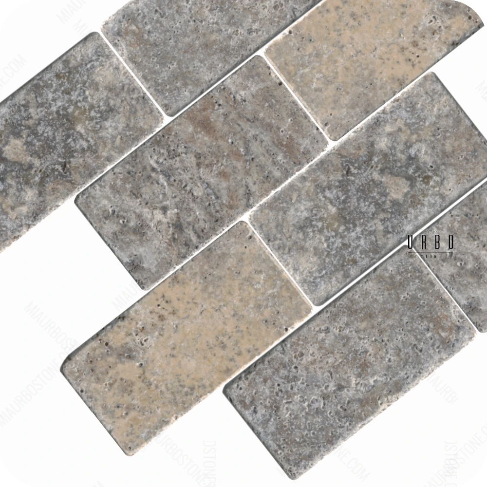 Trawertyn Plytki Cegielki ASH Antykowane bebnowane matowe rustykalne 30 x 10  elewacyjne klasyczne boho japandi farmhouse outlet wyprzedaz producent hurt kamienia Mia Urbo Travertin Travertinas Травертин WHOLE (1).webp