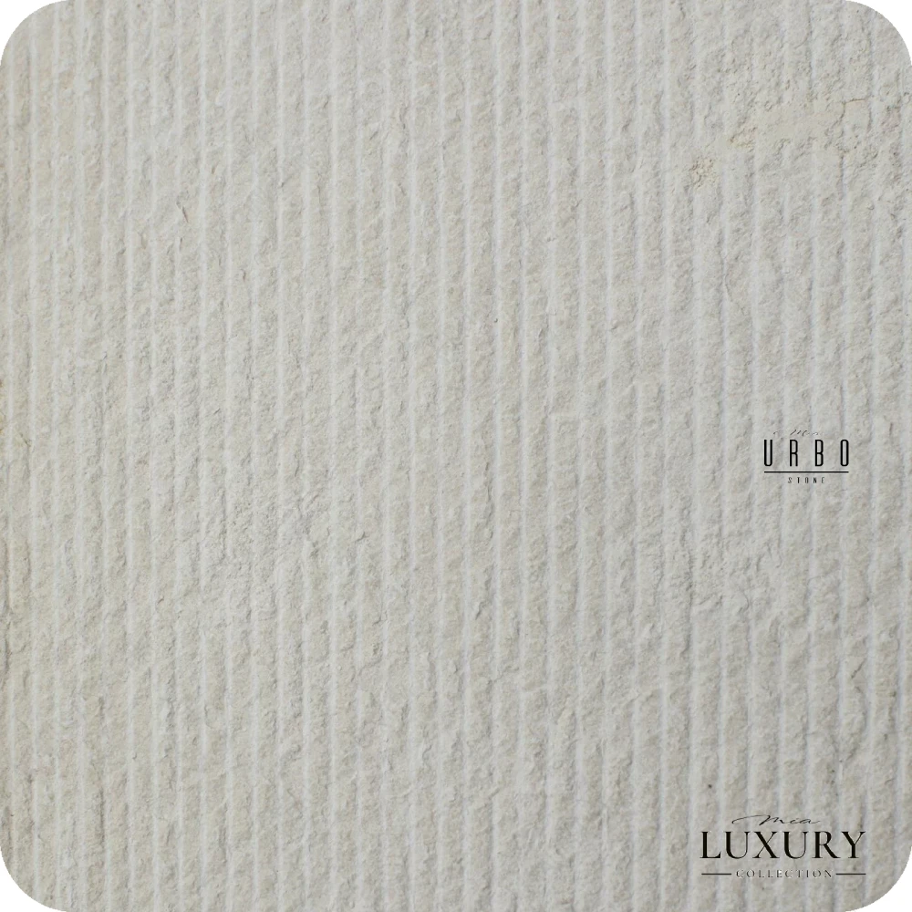 Marmur Wapien Plytki ryflowane bezowe 3D 61x15,2 glamour outlet wyprzedaz na podloge do łazienki do kuchni producent hurtownia kamienia Mia Urbo Marble Marmuras Mramor Marmor WHOLESALE SPARTA Linen (1).webp