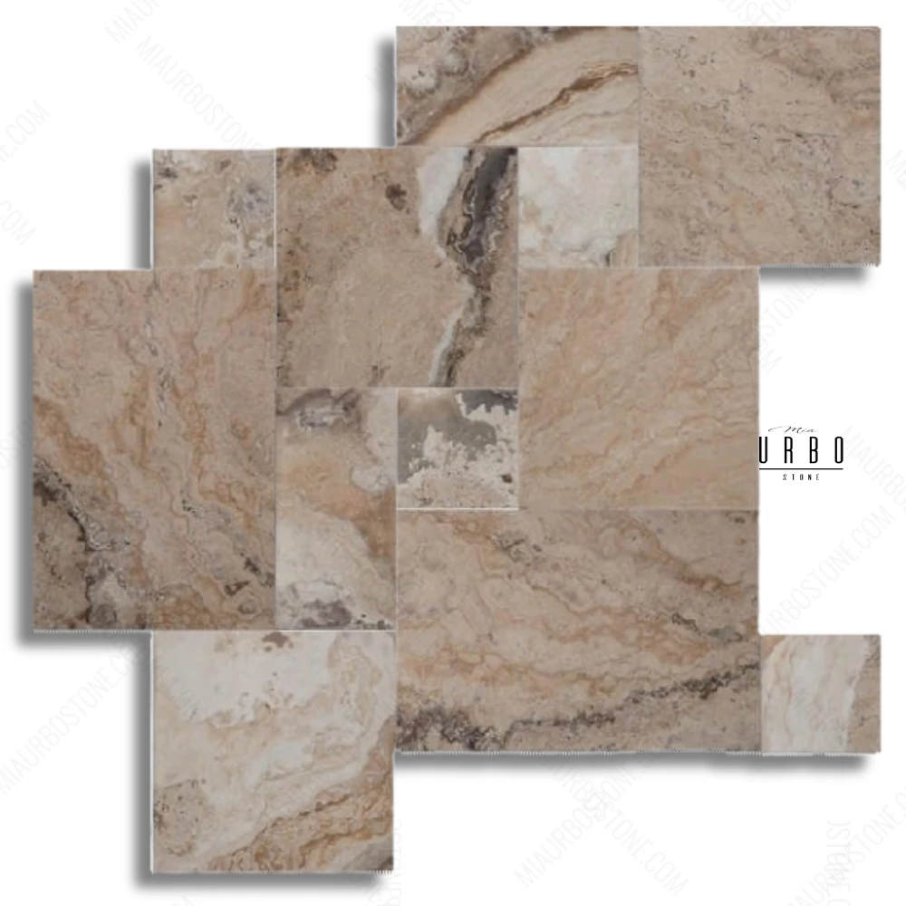 Trawertyn Plytki trawertynowe Bezowe Philadelphia Antykowane bebnowane rustykalne klasyczne boho japandi farmhouse outlet wyprzedaz producent hurt kamienia Mia Urbo Travertin Travertinos Травертин WHOLESALE (1).webp