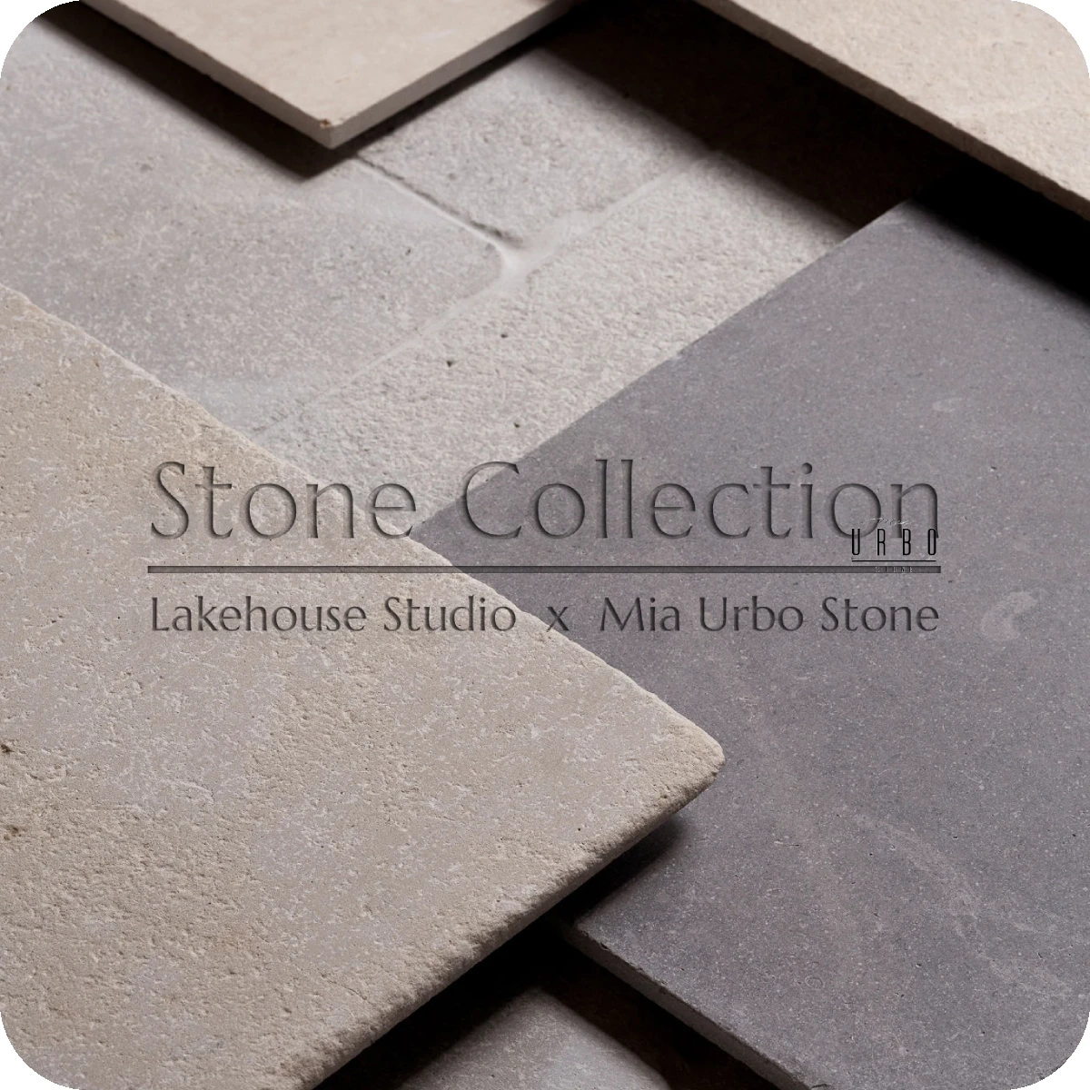 Mia Urbo Stone x Lakehouse Stories Kolekcja 2025 - plytki wapienne rustykalne bebnowane antykowane farmhouse limestone collection.webp