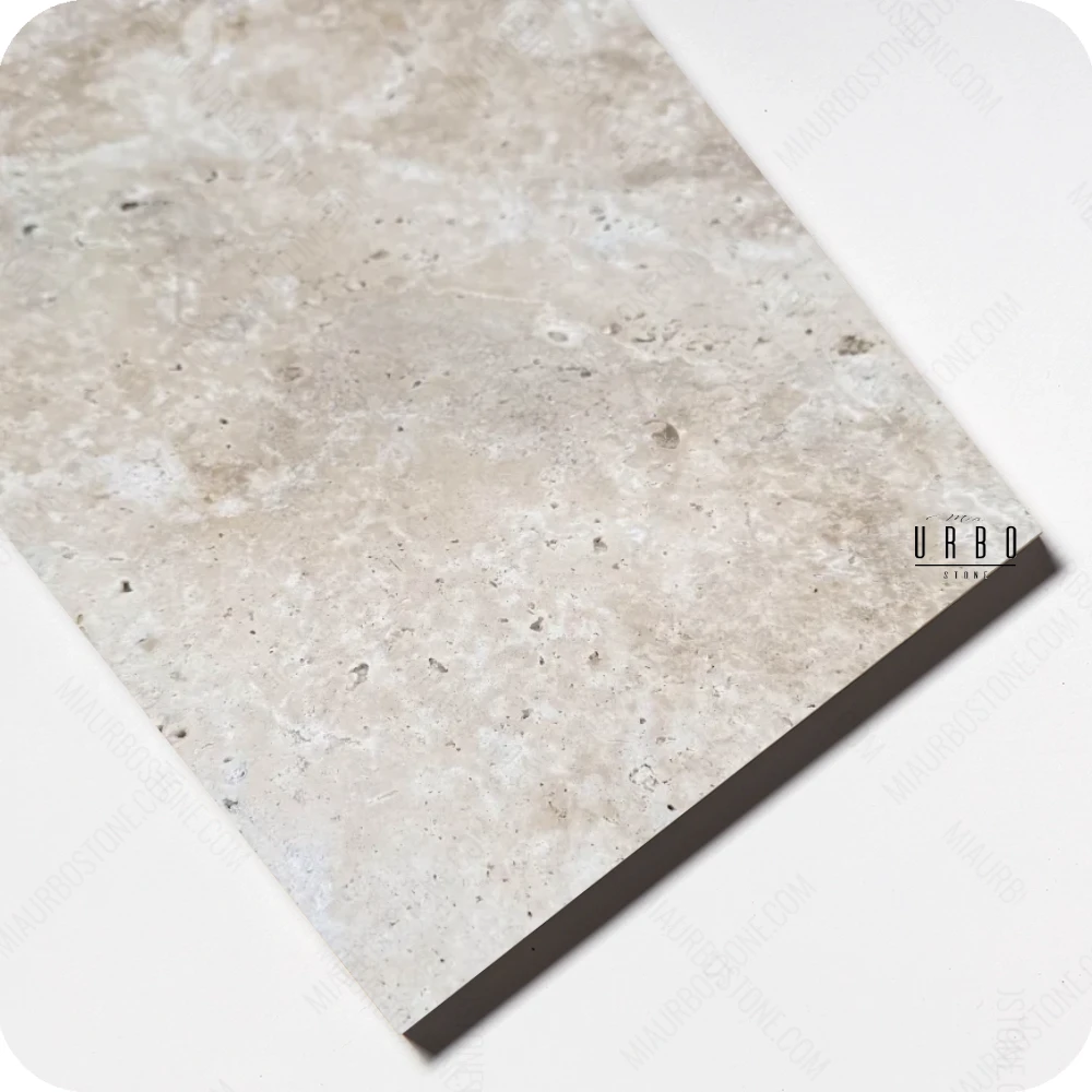 Trawertryn 3cm tarasowy na zewnatrz IVORY CLASSIC MIX BLEND kremowy jasny kamien posadzki sciany tanie plytki outlet hurtownia kamienia Mia Urbo Stone fliesten 30x10cm.webp