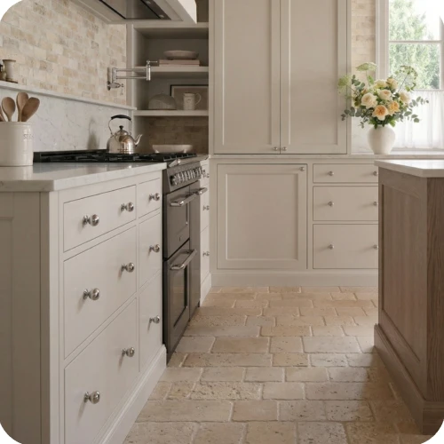 Trawertyn Classic Tuscany male plytki podlogowe bezowe rustykalne producent hurtownia kamienia OUTLET Mia Urbo Stone.webp