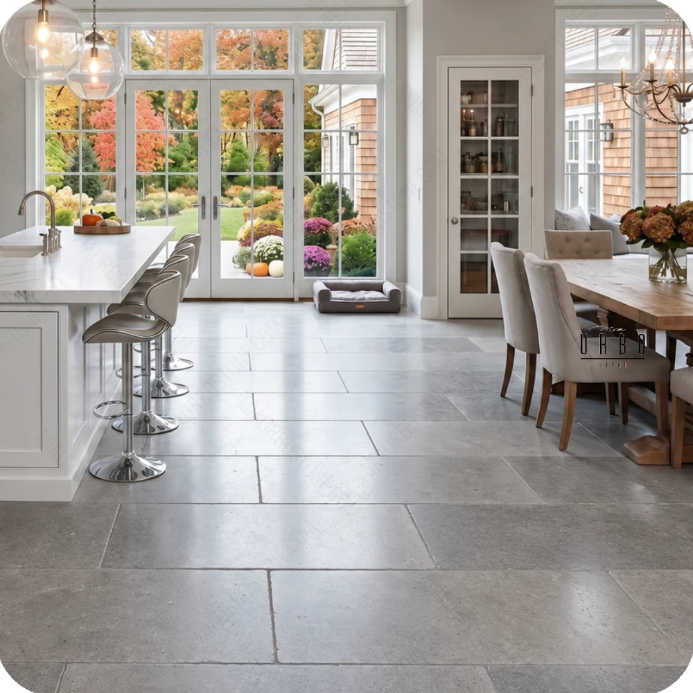 Plytka wapienna wapien antykowany rustykalny postarzany szarobez greige kamien trawertyn Purbeck Mia Urbo Stone Limestone kalkstein fliesen outlet.webp