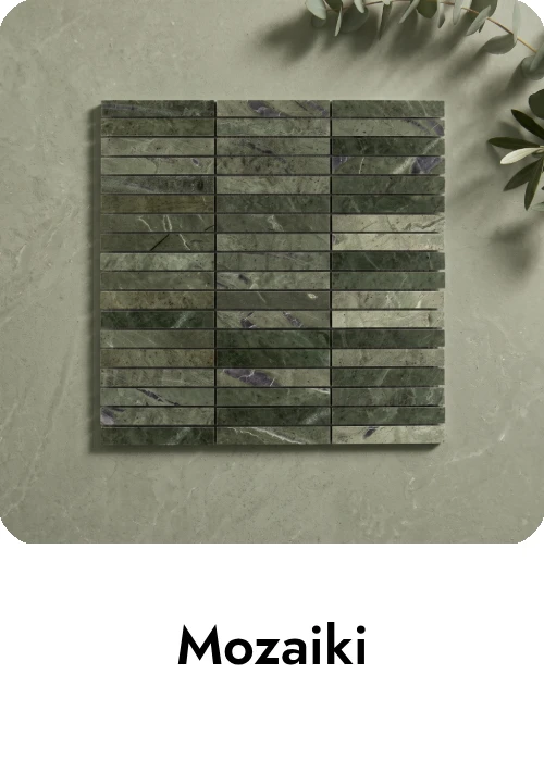 Tania mozaika marmurowa, zielona Teos Verde Kit Kat green marble mosaic hurt producent Mia Urbo Stone 